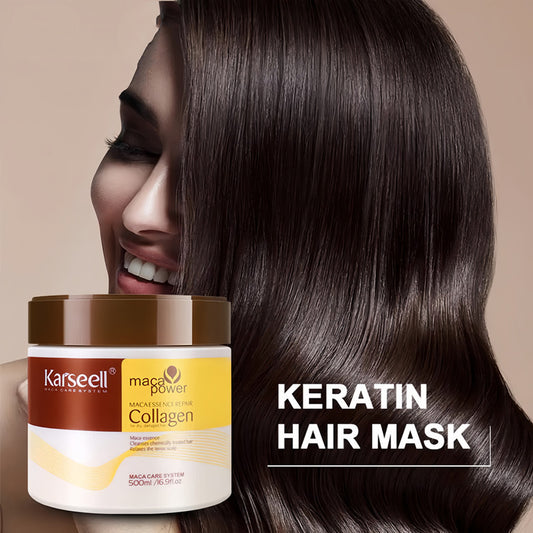 Keratin Hair Mask treatment instantly straightens, smooths, repairs, conditions, and strengthens the hair.