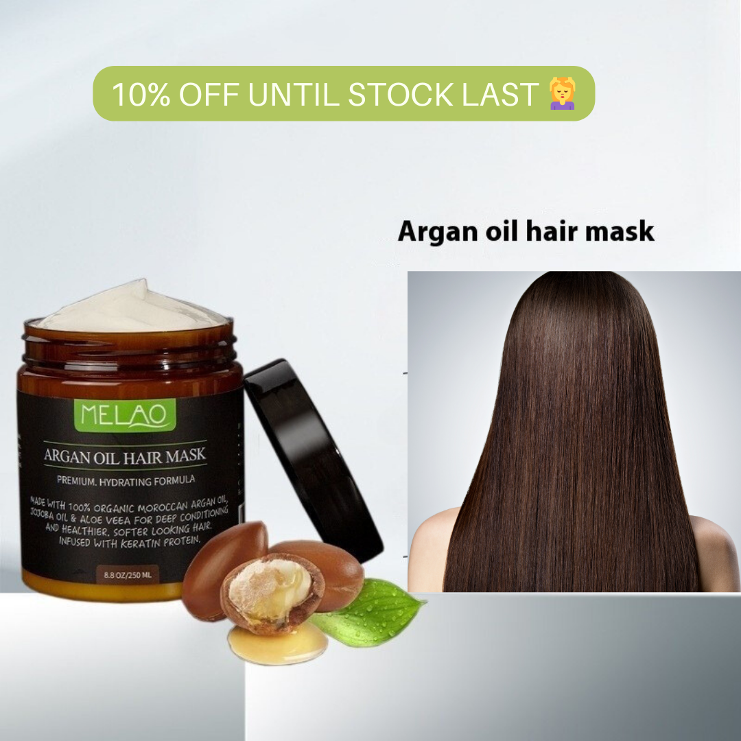 Argan Oil Hair Mask a Deep Conditioning, Treat Split ends and good for Damaged, Color Treated and Dry Hair,  Keeps your scalp Healthy.