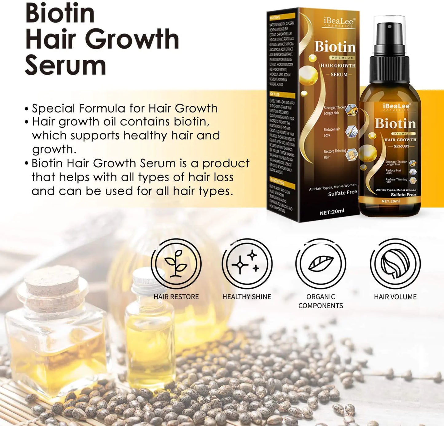 Biotin Hair Care Essential Oils