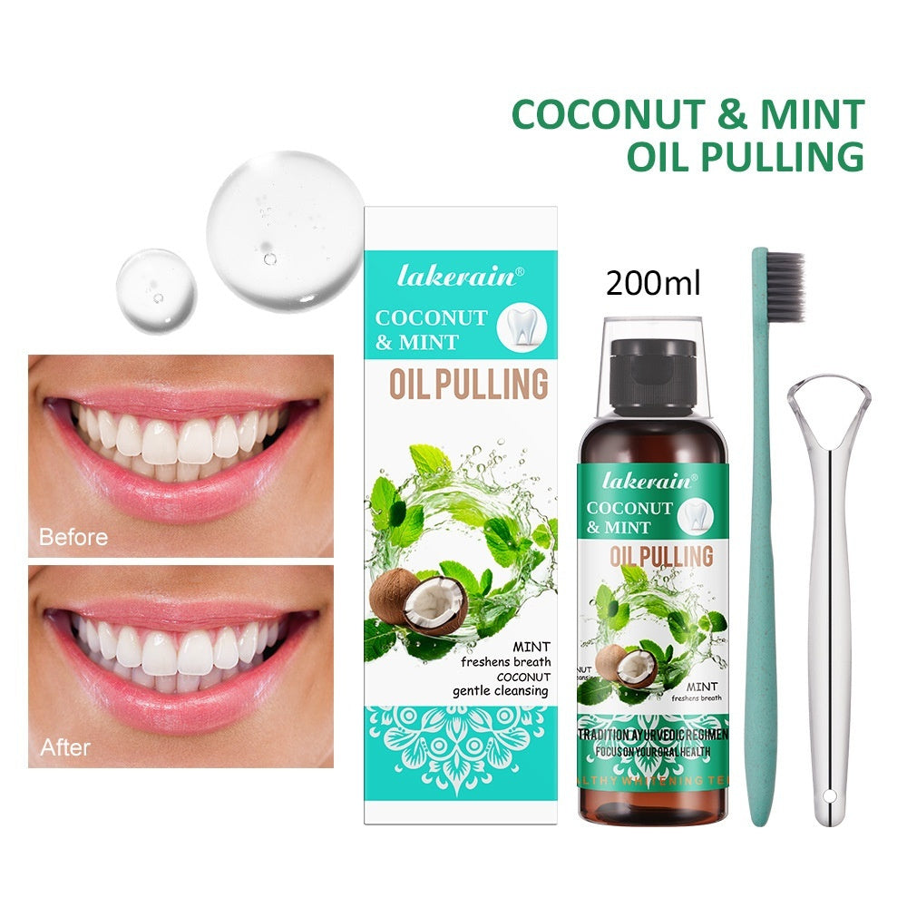 Coconut & Mint Oil Pulling