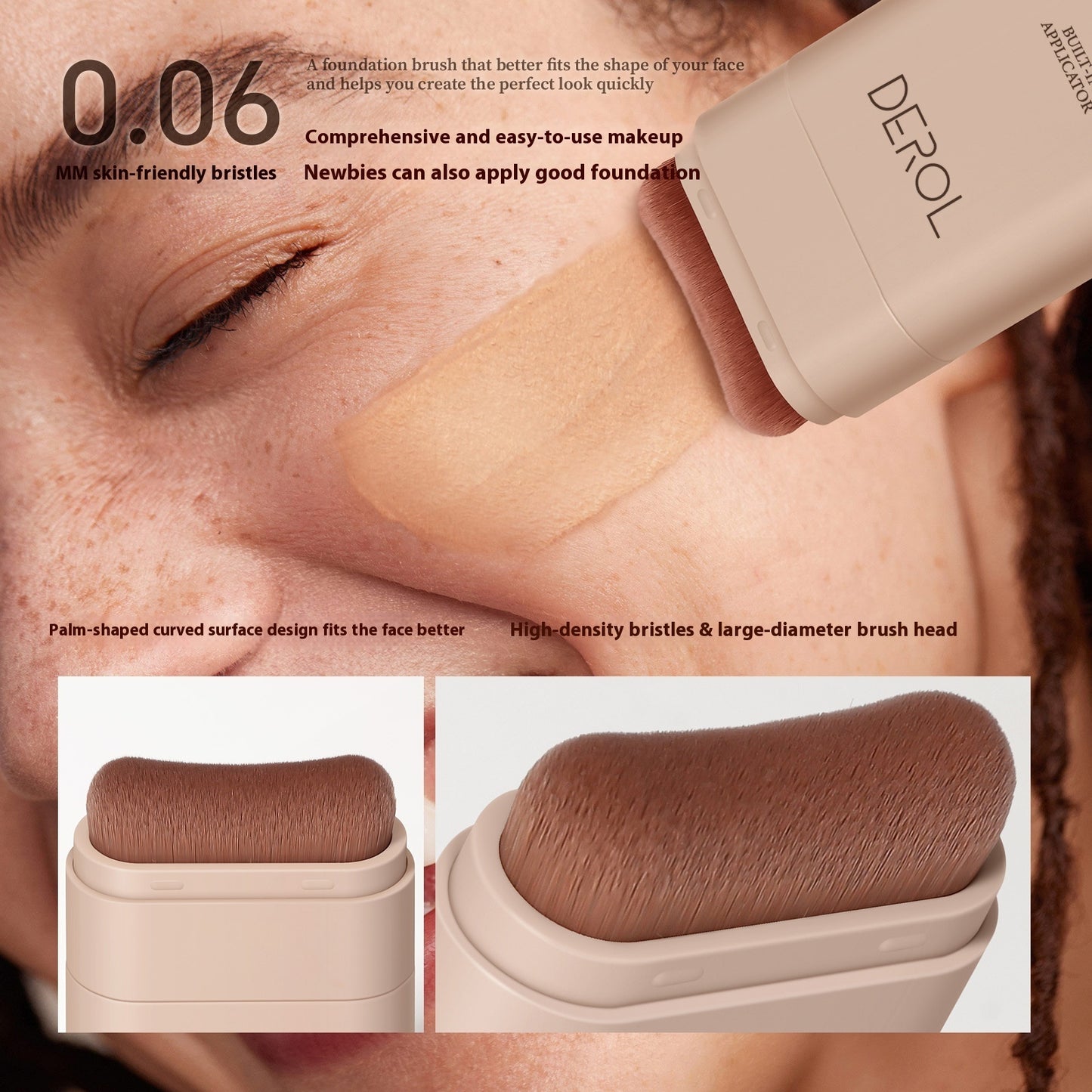 Fashion Simple Stick Foundation With Brush