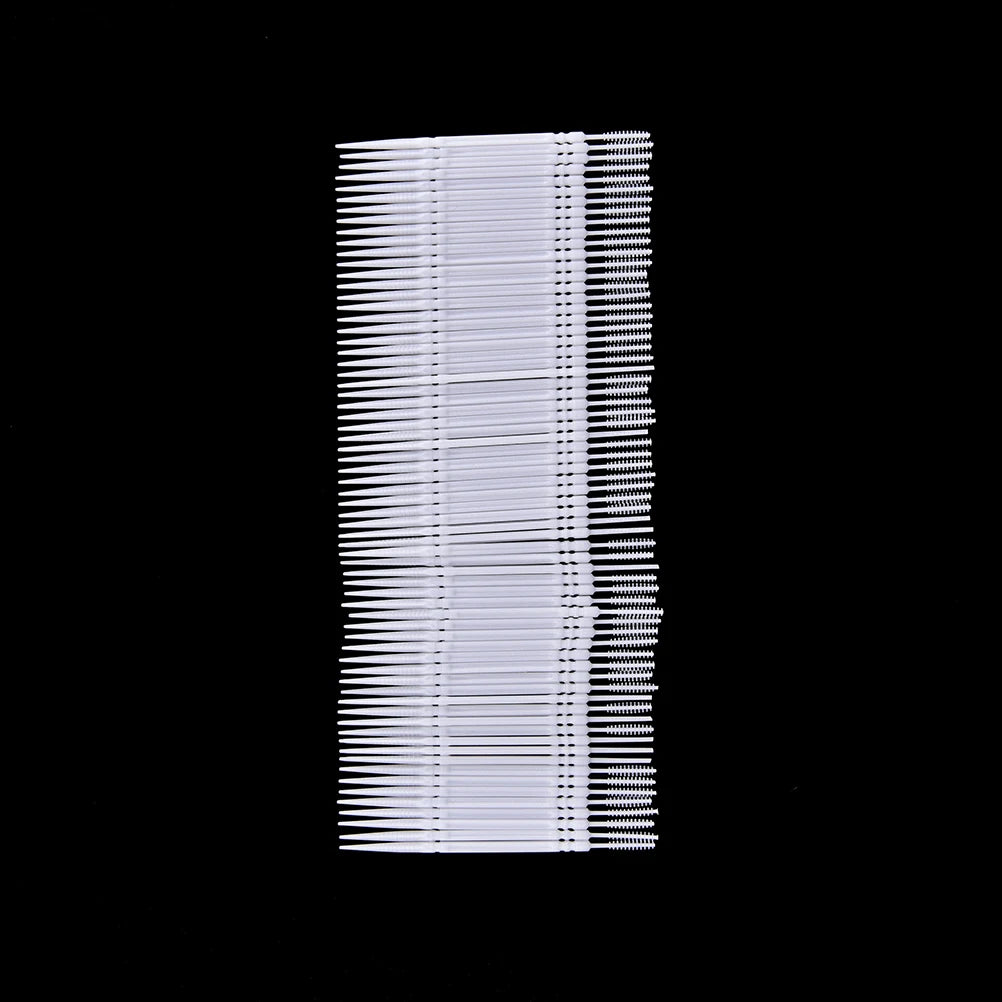 1100Pcs/Box Dental Flosser Tooth Brush Toothpicks Teeth Oral Hygiene Cleaner Stick Flosser Tooth Pick Interdental Brush 6.5Cm