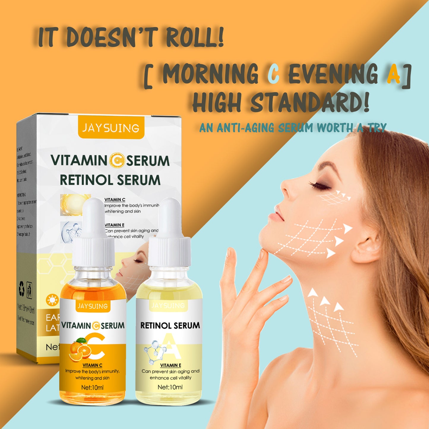 Combination Brightening And Fading Wrinkles Anti-Early Aging Firming Skin Dark Yellow Moisturizing